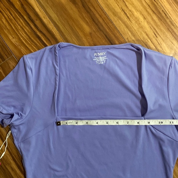 NWT Square Neck Bodysuit, Size L - Picture 12 of 15